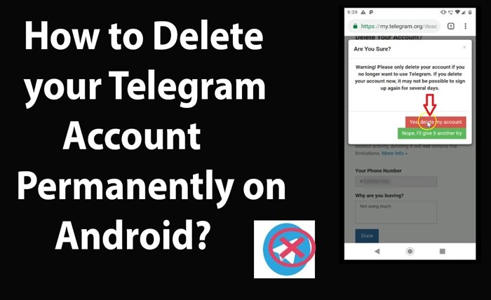 delete telegram